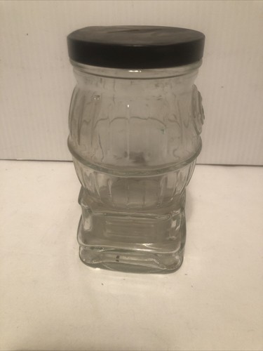 Vintage clear glass - clear, pot