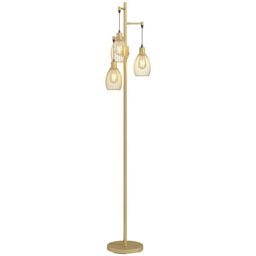 Homcom industrial light - industrial, 3-light