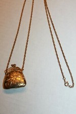 Vintage Gold Satchel Purse