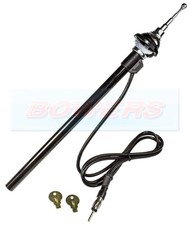 Universal Wing Mount Chrome Classic Car Vintage Radio Aerial Ariel Arial Antenna