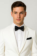 Black Twill Mens Bow Tie Pocket Hanky Handkerchief Tux Christmas Gift SET Silk