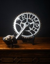 Vintage Triumph Bicycle Chainring & Crank Set – Cut-Out Logo – Rare Original Par