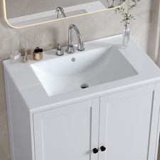 VINGLI 760mm White Floor