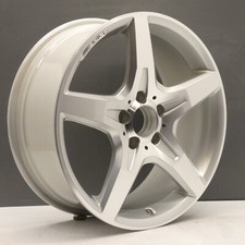 MERCEDES SLK R172 18" FRONT AMG ALLOY WHEEL RIM SILVER A1724012602 GENUINE X1