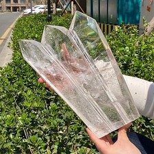 Polished Quartz Tower - 3-Pointed Laser Wand - 7.92lb