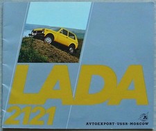 LADA 2121 Car Sales Brochure 1978 Ref 032924