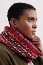 Seasalt Women's Snood - red Touchstone Snood - Well House Dahlia Mix