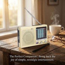 Gold AM FM SW WB Radio