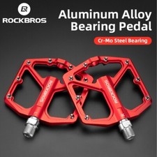 RockBros MTB Pedals 9/16" Lightweight Aluminum Alloy Sealed Bearing Flat Pedals
