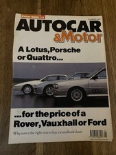 Autocar 31/1/1990 featuring