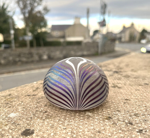 Vintage iridescent pulled - vintage,