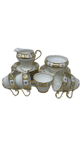 Aynsley tea set - tea, gold