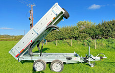 2025 Ex-Demo CRH 2515/2 Manual Tipping Trailer 8ft 4in x 5ft Twin Axle 2,000kg