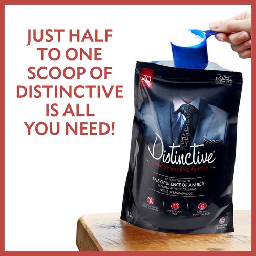 Distinctive washing powder - washing,