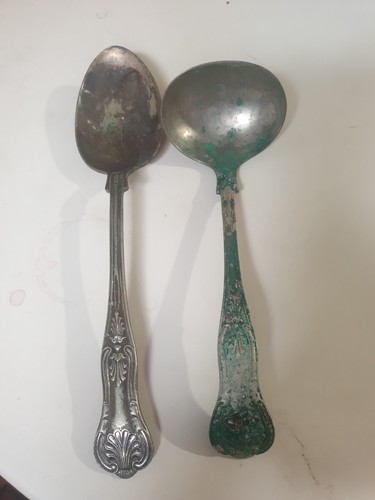 Vintage ornate silver plate - silver,