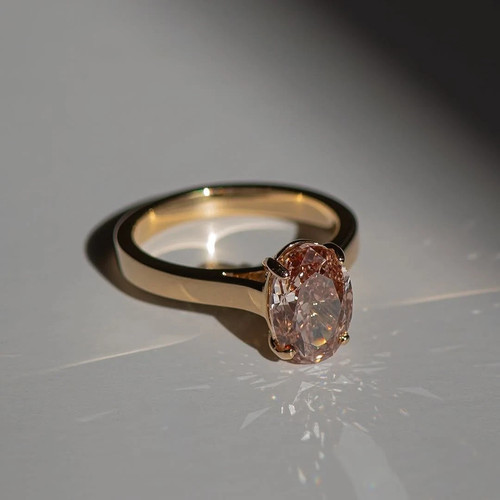Oval cut natural pink - 4.00,