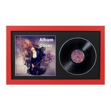 12" / 10" / 7" Vinyl LP Record and Album Cover Frame Memorabilia Wall DisplayDbl