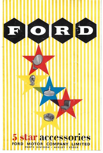 Ford accessories 1957 1958 - ford,