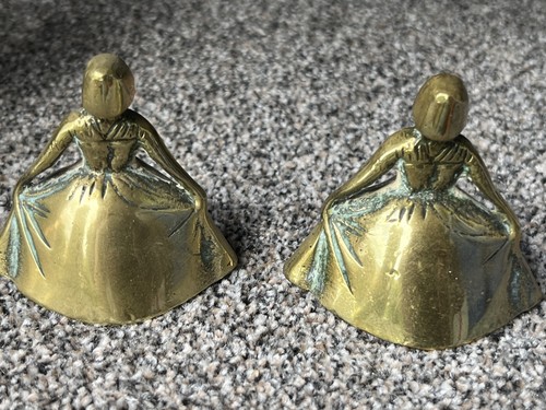 Pair vintage brass - of,