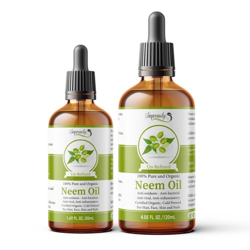 Pure natural neem - oil, carrier