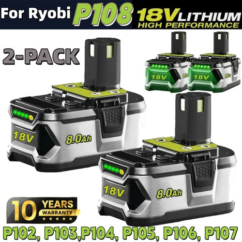 2pack 18v 0ah for ryobi - for,