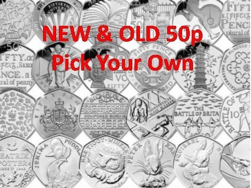 Rare 50p fifty - uk, pence