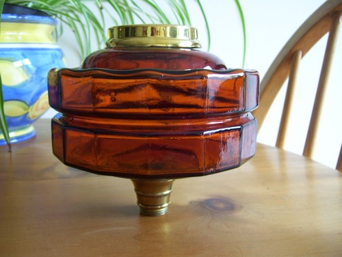 Lovely dark toffee glass - dark,