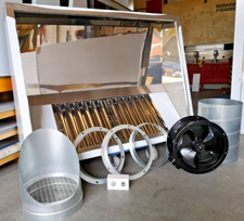 Commercial Kitchen Streamline Extractor Canopy Kit 1500mm