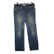 Vintage Levis Eve Straight Denim Jeans Womens W25 L32 Blue Med Wash Casual