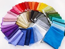 Linen Texture Cotton BLENDER Fabric Textured Plain Patchwork Quilt