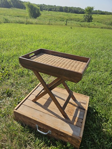 Rustic farmhouse butler tray - butler,
