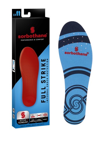 Sorbothane full strike insoles - full,
