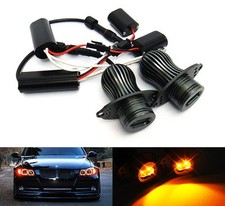 2x Amber LED Angel Eye Halo