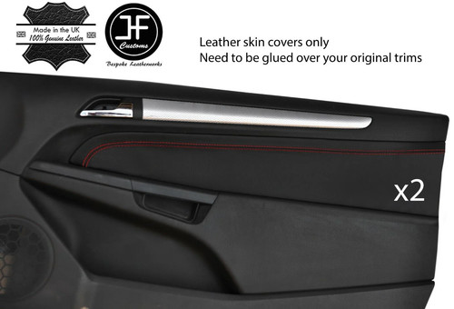 Red stitch door - red, card