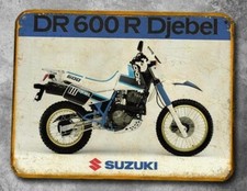 vintage metal plate Suzuki 600 DR Djebel
