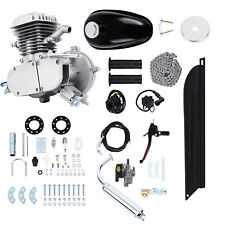 2-Stroke 80CC Engine Motorized Muffler Bicycle Petrol Bike Motor Kit CDI