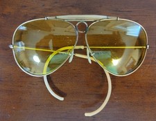 Rare Vtg B&L RAY-BAN KALICHROME SHOOTING AVIATOR SUNGLASSES W CASE