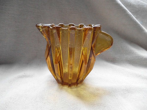 Vintage 1930s stolzle amber - 1930s,