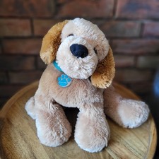 Nintendogs Plush Puppy, Golden retriever Dog  Animal Toy w/ Collar & Tag 2007