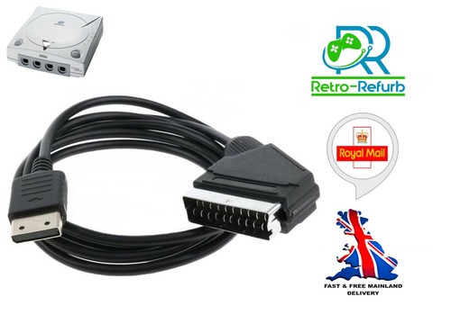 Sega dreamcast scart lead - sega,