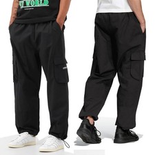 Adidas Adventure Cargo Pants Men's Outdoor Jogging Trousers Training Pants Black