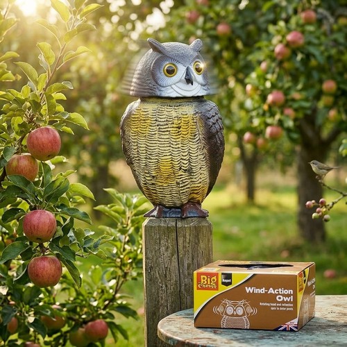 Owl decoy statue - owl,