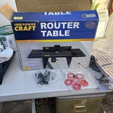 Power Craft Bench Mounted Router Table