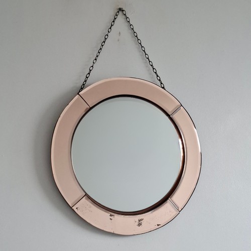 Art deco round - deco, convex