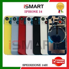 SCOCCA POSTERIORE PER IPHONE 14 VETRO BACK COVER GLASS