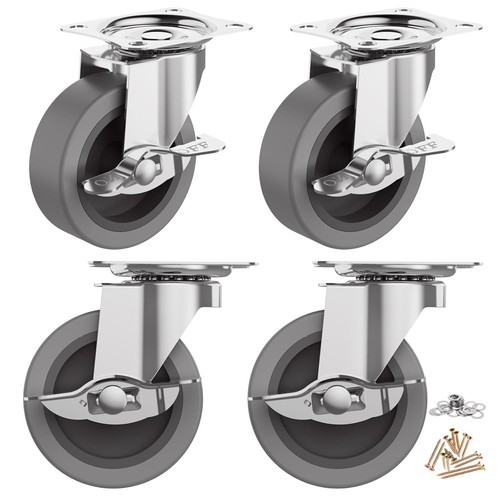 Caster wheels set - 3",