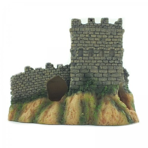 Aquarium castle turret and - castle,