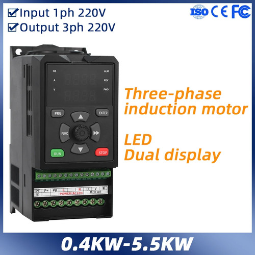 Inverter single phase vfd - single,