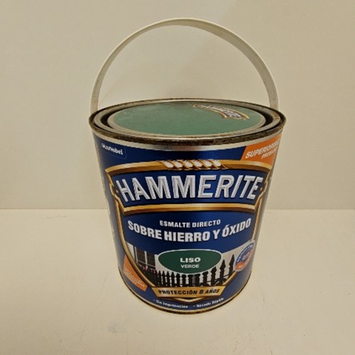 Hammerite green metal paint - hammerite,