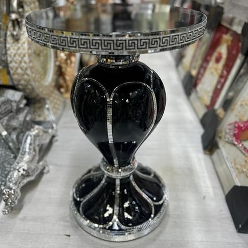 Venetian mirrored table stand - venetian,
